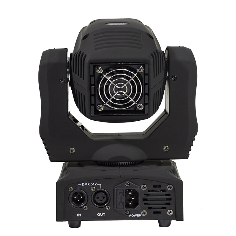 SHEHDS GOBOTALE LED 60W Gobo Moving Head Disco Light – rear or alternate product view