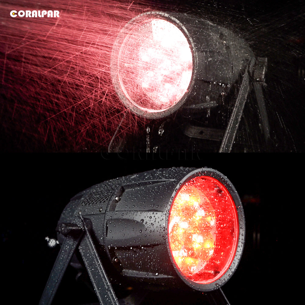 Waterproof LED Zoom&Wash Bee Eye Par 7x40W RGBW 4in1 Light （IP65）for Wedding Outdoor CORALPAR