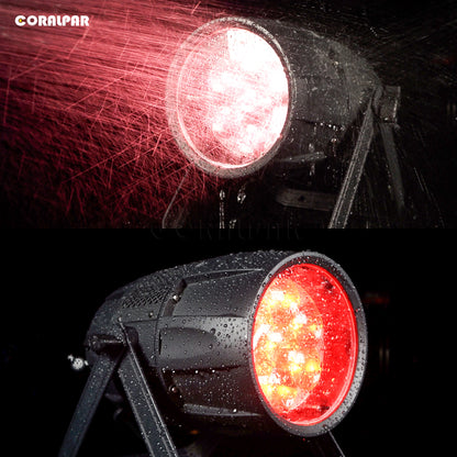 Waterdichte LED Zoom & Wash Bee Eye Par 7x40W RGBW 4in1 licht (IP65) voor bruiloft buiten CORALPAR
