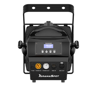 SHEHDS 250W/350W LED Spotlight RGBWAUV/RGBLAC/RGBW/RGBL/Warm+Cool White Stage Lighting with Barndoors & Pulse Strobe