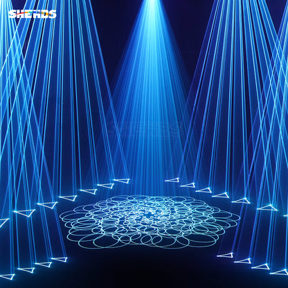 Constellaser 6W Moving Head-laserlicht voor bruiloft DJ Club Theaterprestatiepodium