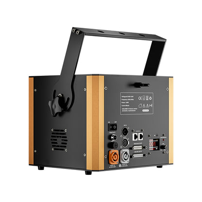 Constellaser Láser semiconductor de animación RGB de 6 W con conector Art Net DMX512, ILDA y RJ45 