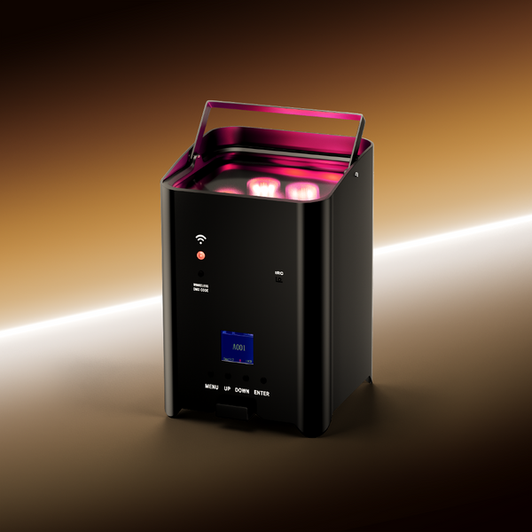 SHEHDS Wireless Battery LED Uplight Par Light 6x18W 6in1 RGBAW+UV With Remote Control