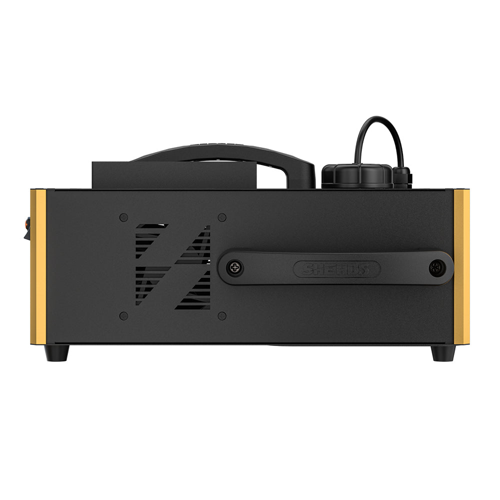 SHEHDS 1500W RGB LED Fog Machine with 24x3W Lights DMX & Remote Control Fog Effect – product feature view