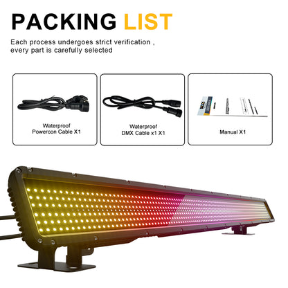 ShockCore Waterproof Spliced LED 250W 16-Pixel Strobe Light Zero Noise