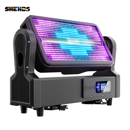 CoralPar Waterproof LED 1000W RGB Strobe Moving  Head Lighting For Wedding Club Church DJ