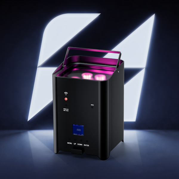 SHEHDS Wireless Battery LED Uplight Par Light 6x18W 6in1 RGBAW+UV With Remote Control