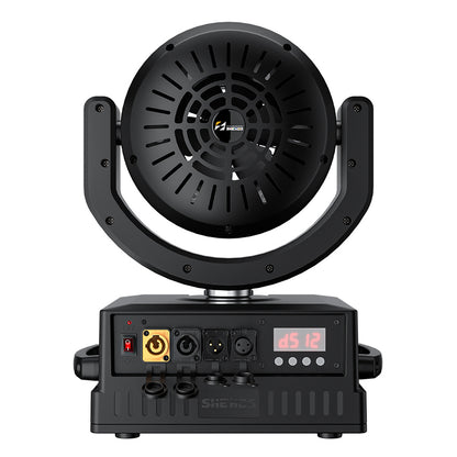 SHEHDS LED 100W Moving Head Bubble Machine – rear or alternate product view