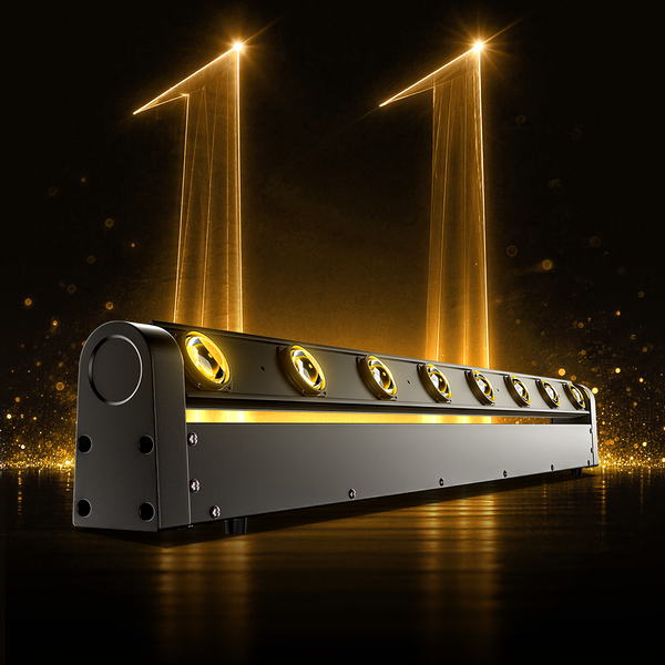 SHEHDS LED Beam 8x12W RGBW Moving Head Light For Wedding DJ Show