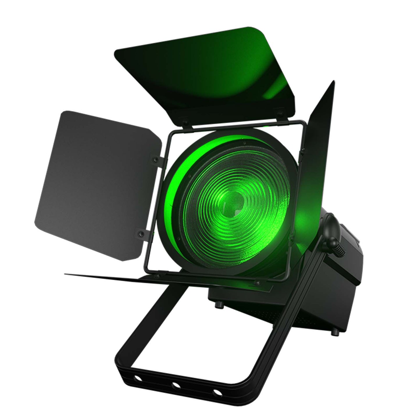 SHEHDS 250W/350W LED Spotlight RGBWAUV/RGBLAC/RGBW/RGBL/Warm+Cool White Stage Lighting with Barndoors & Pulse Strobe