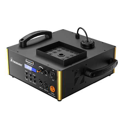 SHEHDS 1500W RGB LED Fog Machine with 24x3W Lights DMX & Remote Control Fog Effect Machine for Party