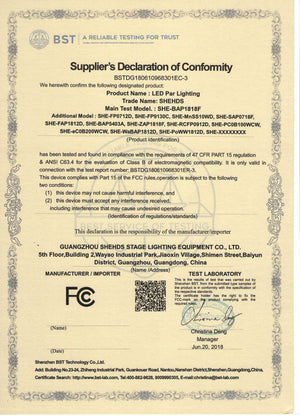FCC-Par Lighting