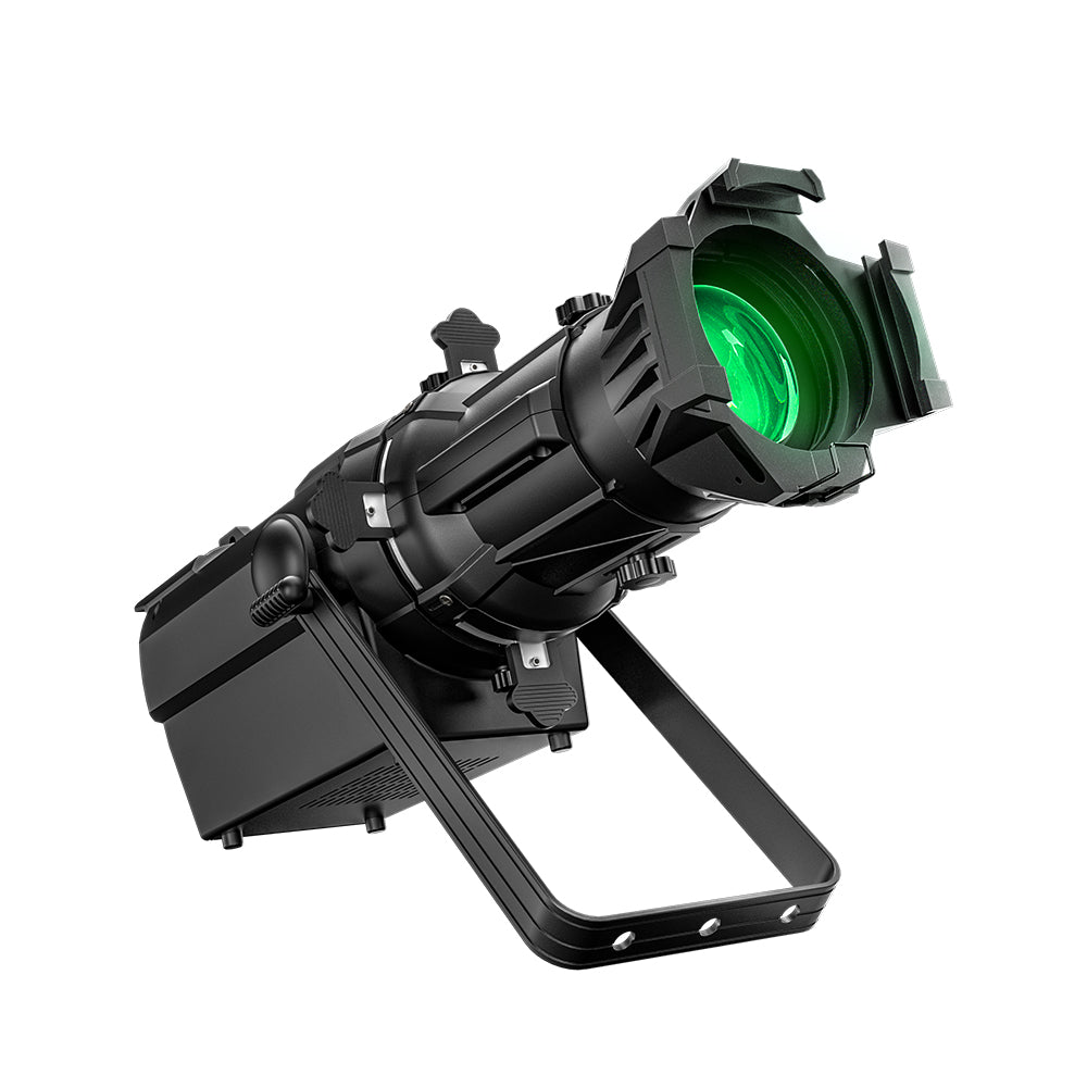 LED Fixed Focus LEKO 250W/350W Profile Spotlight - RGBWAUV/RGBLAC/RGBW/RGBL/Warm+Cool White | Four-leaf Manual Shutters