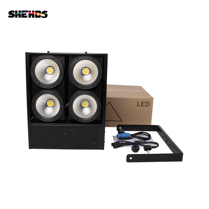LED Blinder Light 4x100W LED COB Light With 2 Channels 4 Eyes Blinder Stage Effect Lighting For Events Show