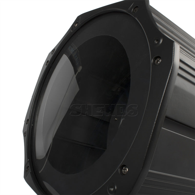 (Со шторками) Двухцветный светодиод COB 200 Вт с зумом Par Light Теплый/холодный белый свет Сценический свет DMX 512 Профессиональное DJ-оборудование для дискотеки