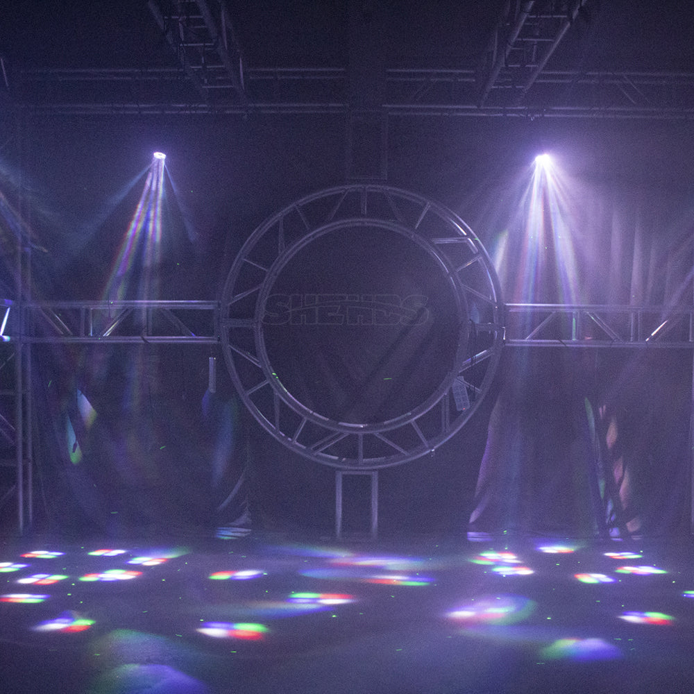 JMS WEBB 6x15W Laser + faisceau RGBW lumière principale mobile DJ Disco scène lumières principales mobiles