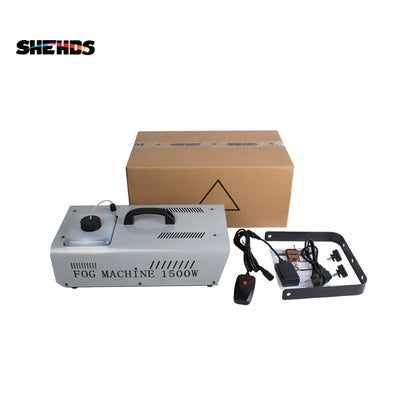 SHEHDS Máquina de fumaça de alta qualidade 1500W Máquina de fumaça （Controle de fio de controle remoto Controle DMX512）