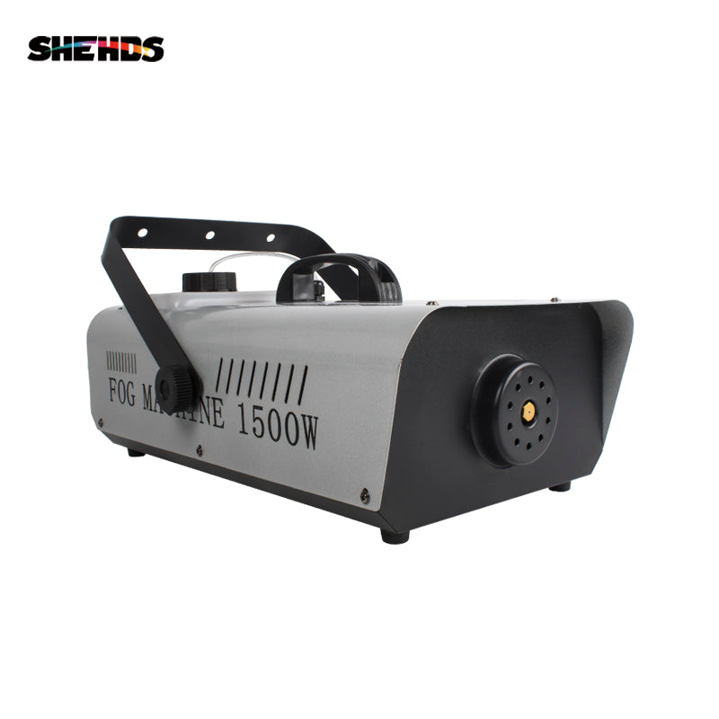 SHEHDS Высококачественная дымовая машина мощностью 1500 Вт (пульт дистанционного управления с проводным управлением DMX512)