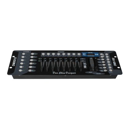 WOLEGM DMX 512 controller, 192 kanalen, draadloze console, 240 programmeerbare scènes voor lichteffect, podiumlicht, party, DJ, discooperator, apparatuur WOLEGM DMX 512 controller, 192 kanalen, draadloze console, 240 programmeerbare scènes voor lichteffect, podiumlicht, party, DJ, discooperator, apparatuur