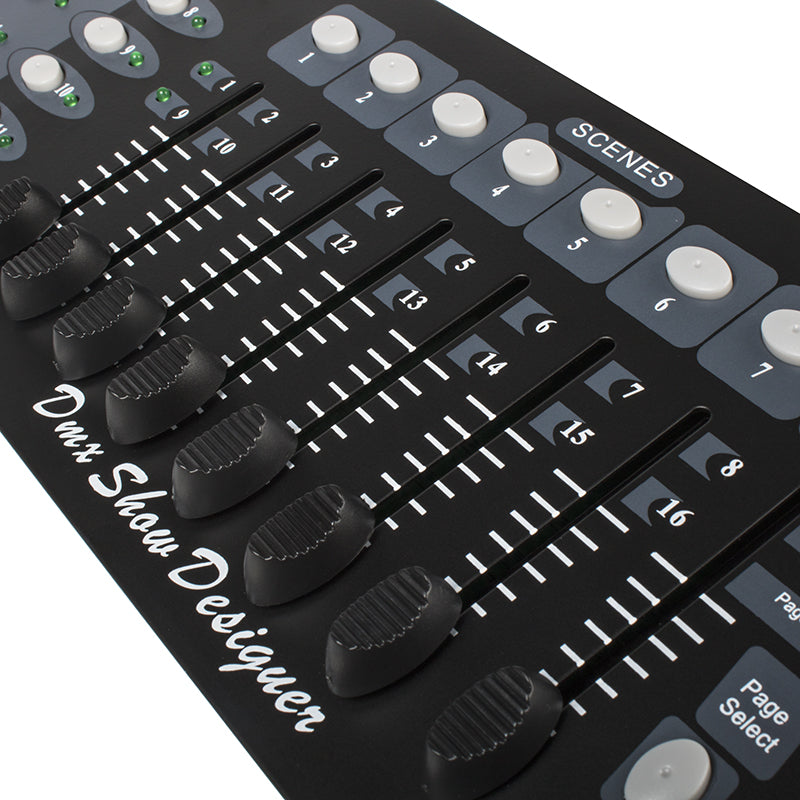 Contrôleur DMX SHEHDS 192 pour éclairage à tête mobile 192 canaux pour équipement DJ DMX512 contrôleur Disco