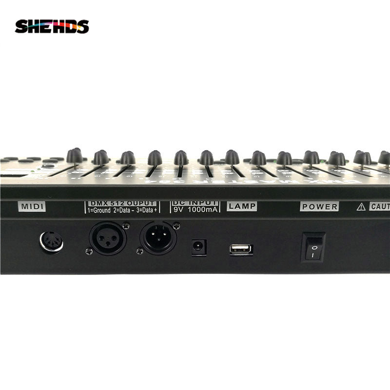 SHEHDS DMX 384-controller voor podiumverlichting 512 DMX-console DJ-controllerapparatuur