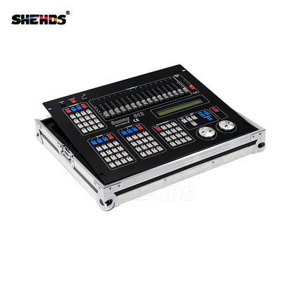 Shehds sunny512 canais dmx512 dmx controlador console dj equipamento de discoteca dmx consoles de iluminação profissional luzes palco controle equipar