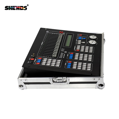Shehds sunny512 canais dmx512 dmx controlador console dj equipamento de discoteca dmx consoles de iluminação profissional luzes palco controle equipar