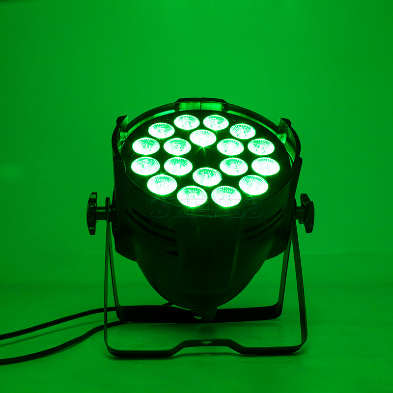 2 teile/los 18x18W RGBWA UV LED Par Licht 6IN1 Professionelle DJ Bühne Beleuchtung Wirkung 