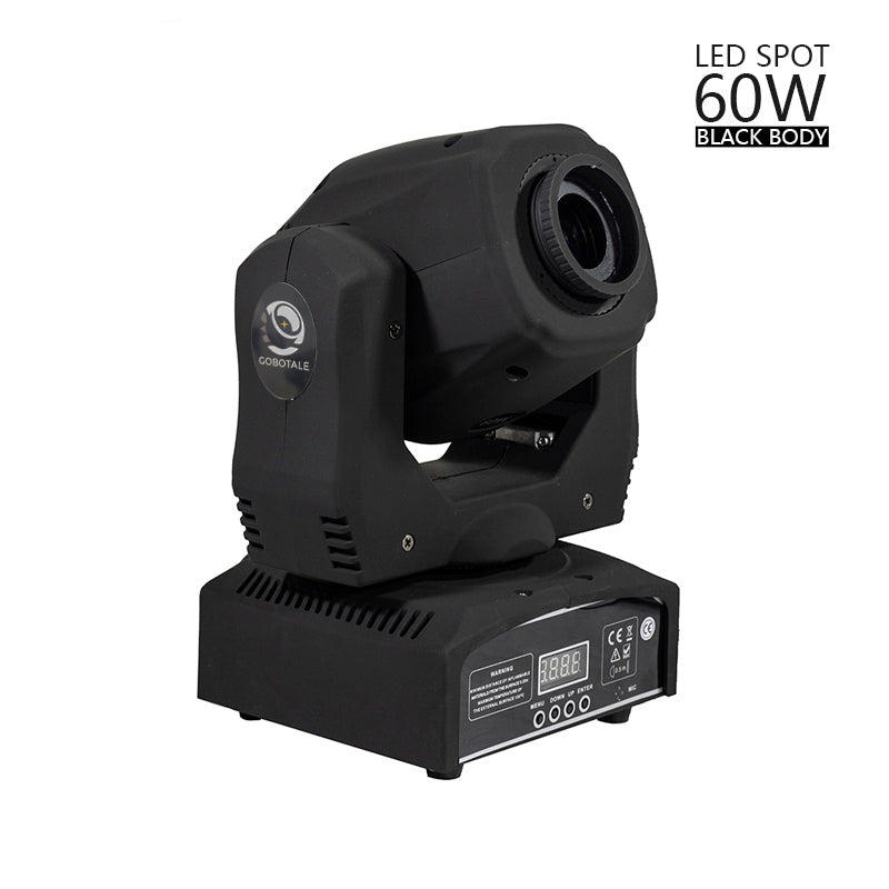 SHEHDS GOBOTALE LED 60W Gobo Moving Head Disco Light – front product view