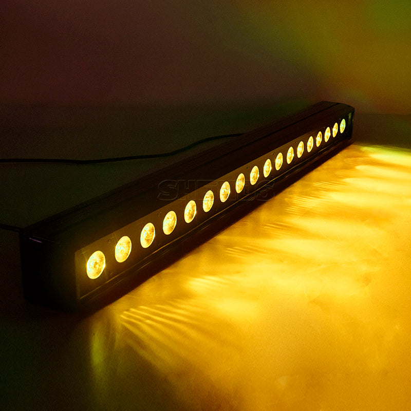 Lavage de mur LED 6IN1 RGBWA + lumière UV DJ Party Bar éclairage d'effet de scène de mariage