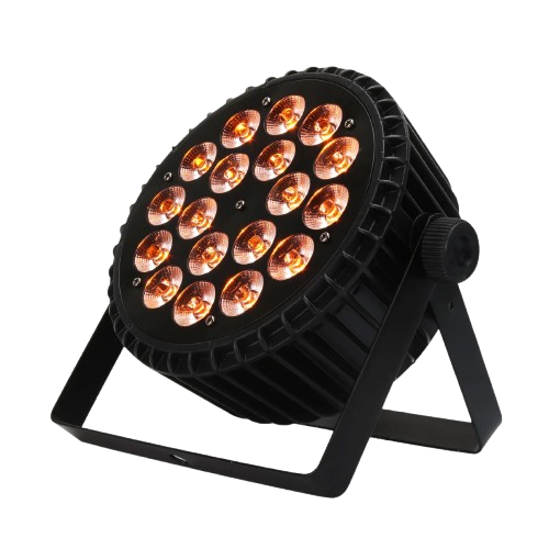 SHEHDS 18x18W Aluminum Alloy LED Flat Par DMX512 DJ Par Cans Wash Light