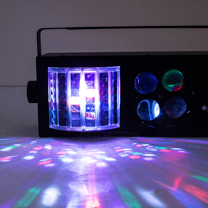 Draadloze afstandsbediening / LED-laserstrobe 4in1 DMX512 Podiumeffectverlichting Goed voor DJ Disco Verjaardagsfeestjes Bruiloft/Kerstversiering Clubs