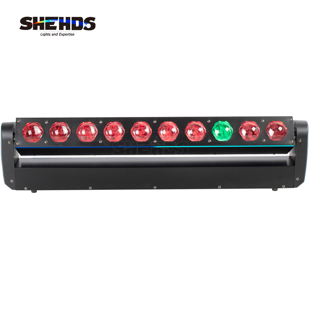 LED 10x40W RGBW 4in1Beam Moving Head Light Wall Wash Light DJ Disco Stage Show Party Bar Dance Floor Effect Lighting Equipment