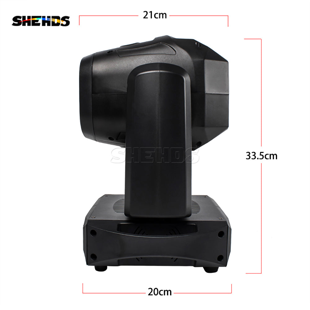 SHEHDS 6 Prism LED Spotlight 100W Gobo Light With LCD Display Stage Effect Lighting DJ Disco Stage Moving Head Lights Stage DJ Lighting