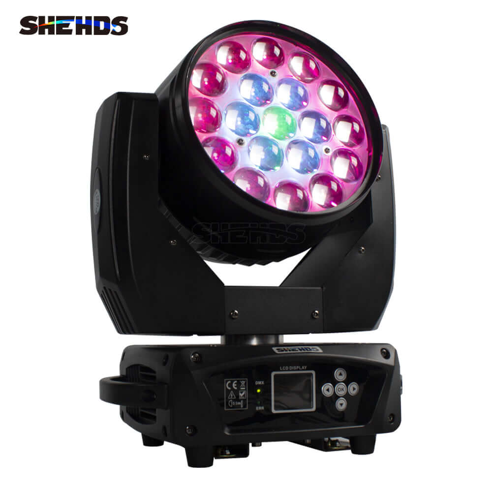 Lumière Disco 9 LED RGB DMX Avec Effet Stroboscopique Et Activation Sonore