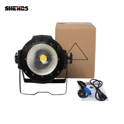 LED Par COB 200W Cool White + Warm White Theater Audience Lights Gorgeous Effect Aluminum Alloy with/without Barn Doors Lighting Performance Stage