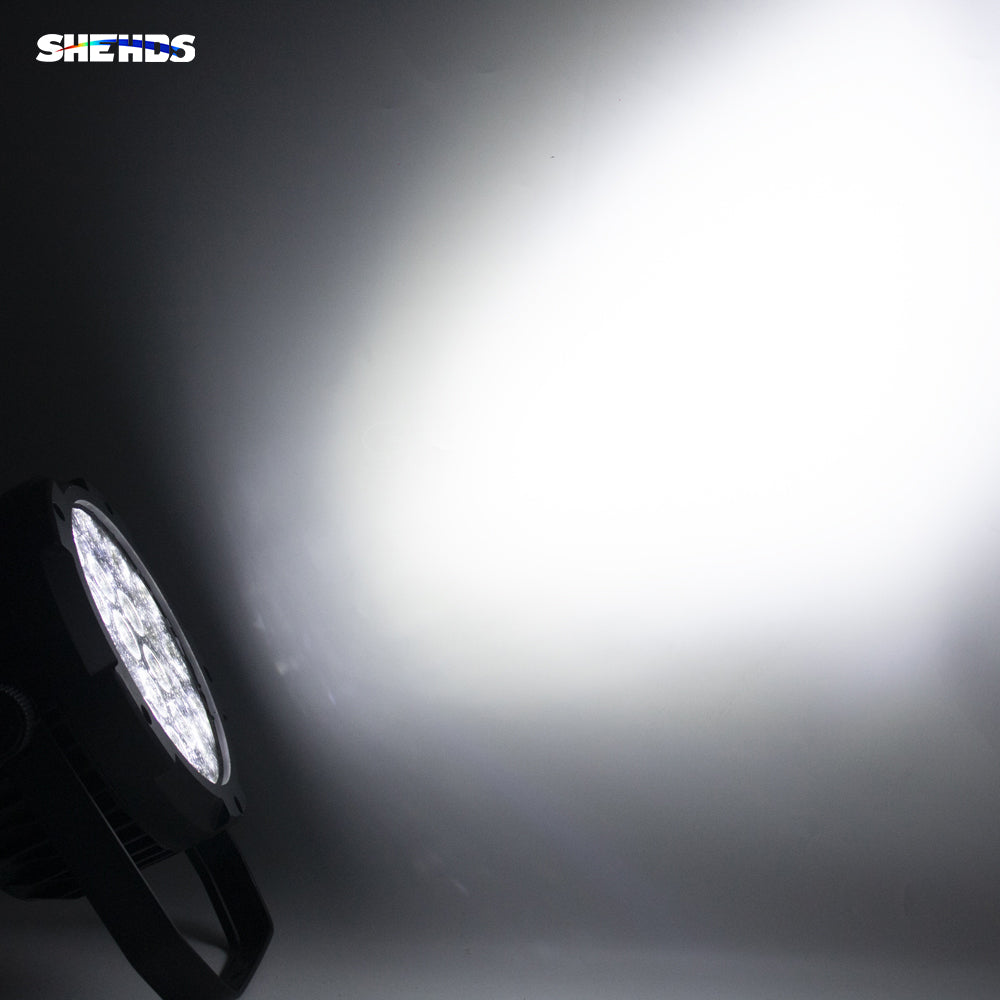 SHEHDS IP65 à prova d'água LED luz par 18x18W 6 em 1 RGBWA + UV luz de palco externa DJ Club Wedding