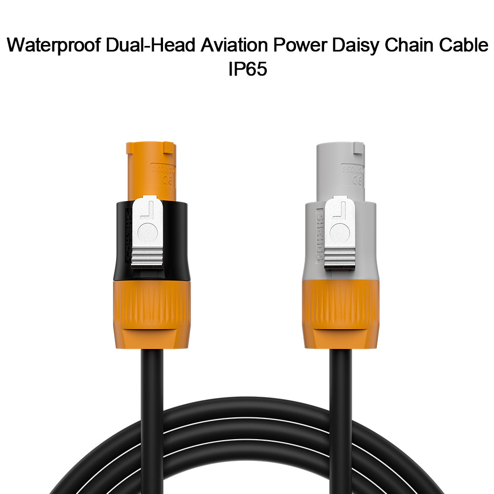 Power Link Cables IP65 Waterproof / Standard Hand in Hand Powerlink Connection