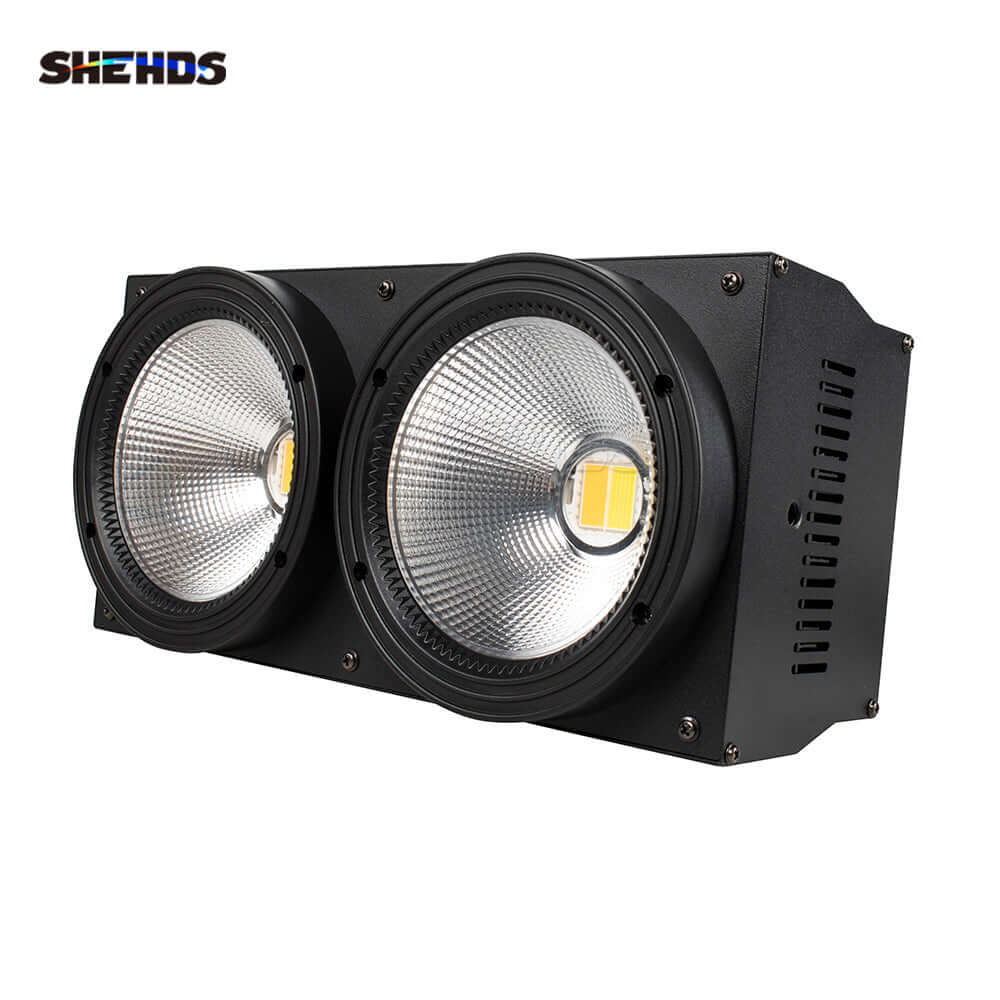 4 Projecteurs PAR COB 100W - Blanc Chaud/froid, Effet Sonore, DMX, Parfait Pour Scène, église, Fêtes ! - 10