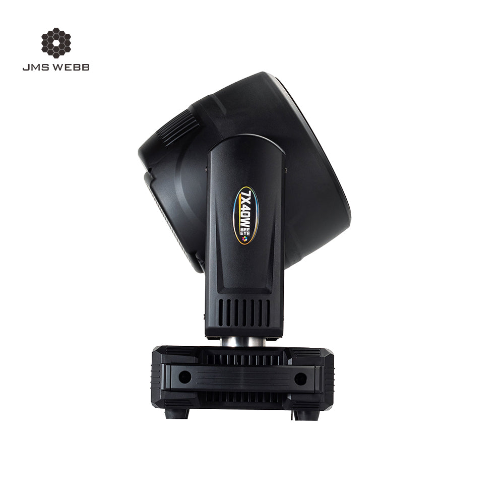 JMS WEBB LED BEAM & WASH Big Bee Eye 7x40w Cabeça móvel para boate DJ Club Disco Stage