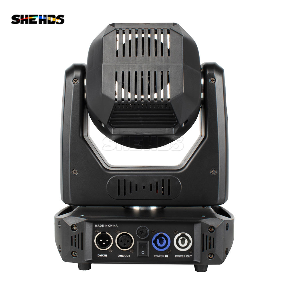SHEHDS 6 Prism LED Spotlight 100W Gobo Light With LCD Display Stage Effect Lighting DJ Disco Stage Moving Head Lights Stage DJ Lighting