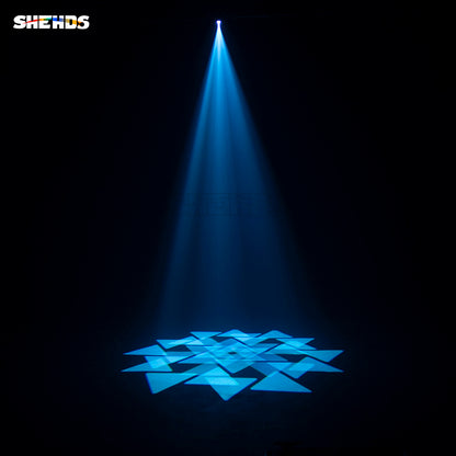 (6 prismes) LED Spot 100W Gobo lumières avec anneau de LED et écran LCD tête mobile effet de scène éclairage DJ Disco