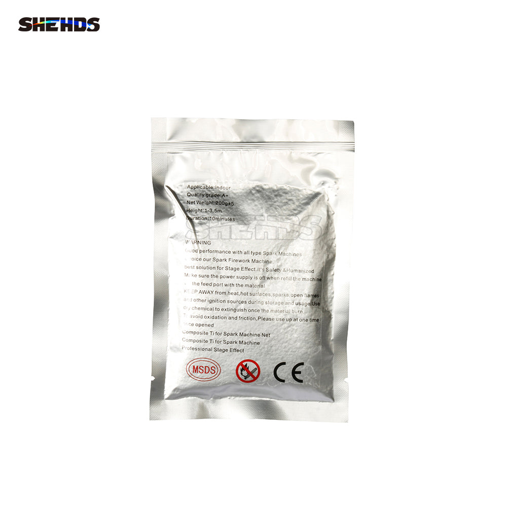 SHEHDS Spark Powder para máquina de faísca de 650 W, dividido em 2 tipos - interno e externo