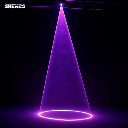 SHEHDS 1W RGB-scanlaser met dubbel patroon voor optredens op het podium DJ-nachtclubhuwelijk
