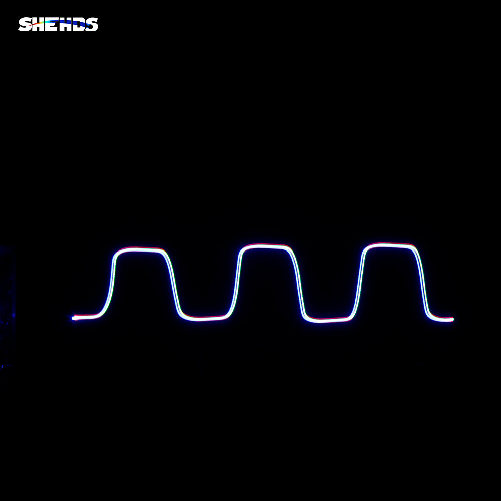 SHEHDS Waterproof Laser 3W RGB Scanning Pattern Animation Laser Light for Performance Stage Wedding DJ Nightclub