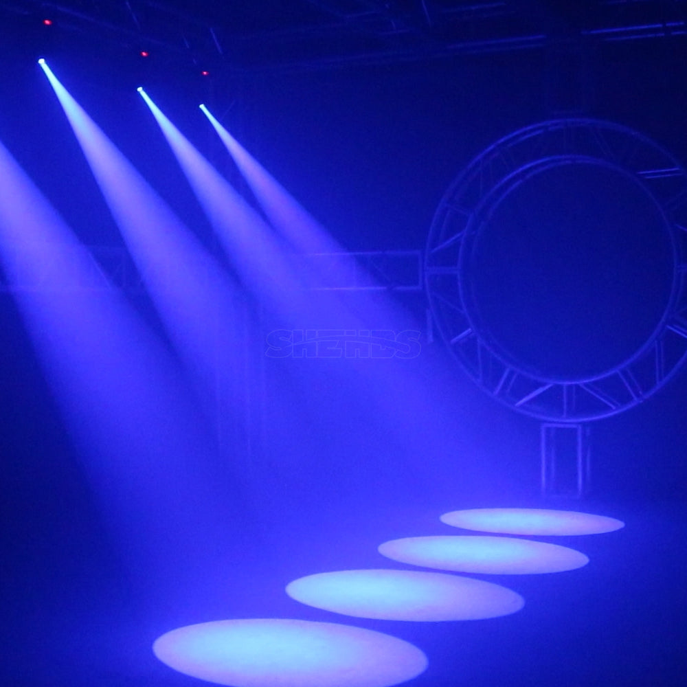 SHEHDS LED Spotlight 80W With 3-Prism Gobo Moving Head Light Party Dj Equipment DJ Disco Night Club
