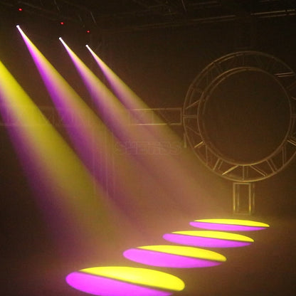 SHEHDS LED Spotlight 80W With 3-Prism Gobo Moving Head Light Party Dj Equipment DJ Disco Night Club
