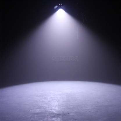 （Com Barndoors） LED de dois tons 200W COB Zoom Par Light Iluminação branca quente / fria Luz de palco DMX 512 Equipamento profissional de DJ para festa discoteca