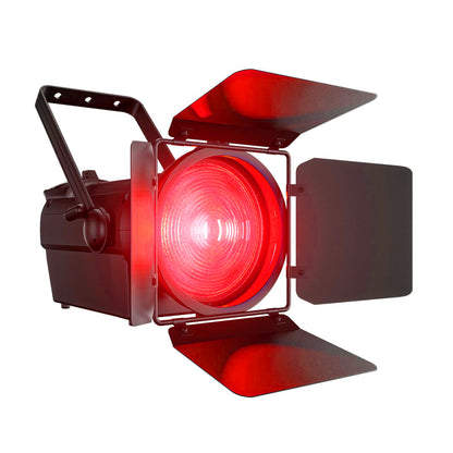 SHEHDS 250W/350W LED Spotlight RGBWAUV/RGBLAC/RGBW/RGBL/Warm+Cool White Stage Lighting with Barndoors & Pulse Strobe