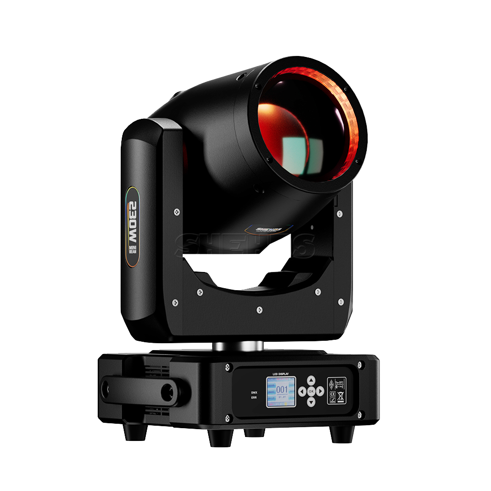 SHEHDS Stage Lighting Package – 200W RGB Strobe + 230W 7R Beam + 8x12W & 19x15W Moving Heads